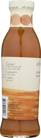 Sauce; Ginger Peanut