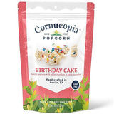 Cornucopia Popcorn Birthday Cake - Gourmet Popcorn from Austin. Vanilla Popcorn with White Chocolate & Confetti Sprinkles for Celebrations, Movie