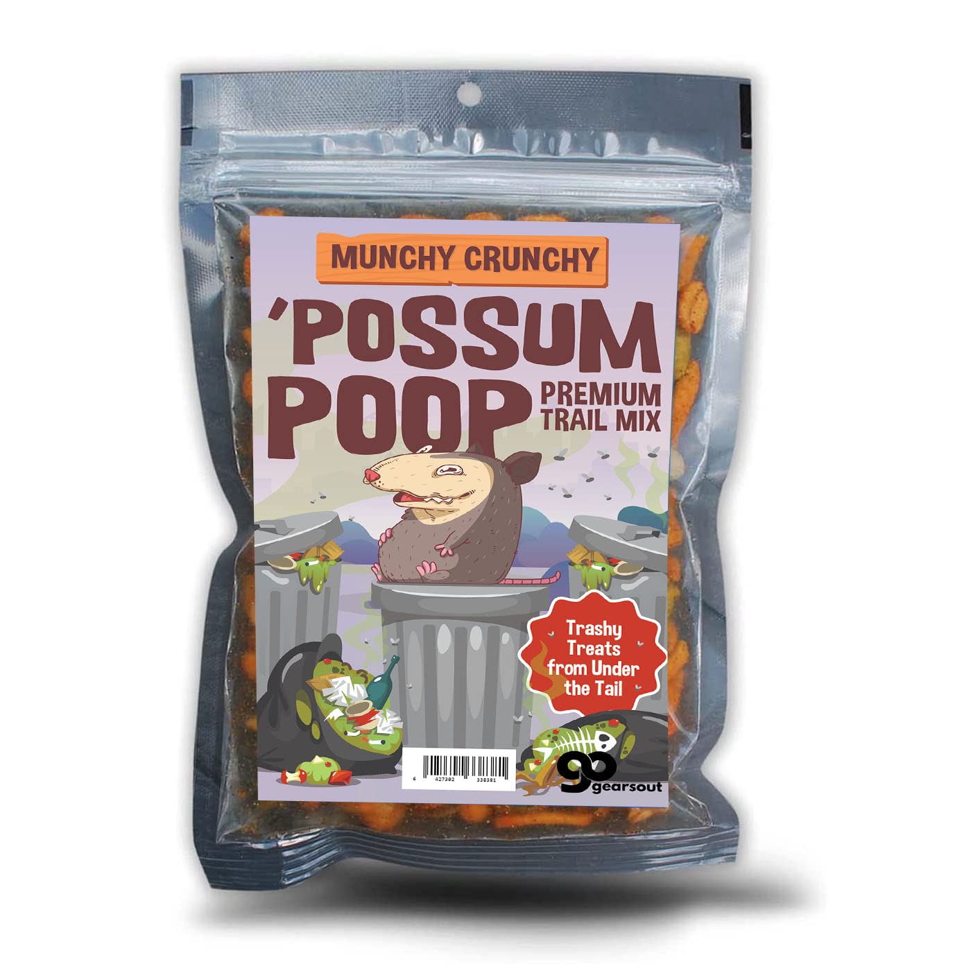 Possum Poop Premium Trail Mix- Funny Gag Gift for Men and Women - Weird Shower Gift, Fun Stocking Stuffers, Adult Gift Baskets, Trail Mix Blend, Nut