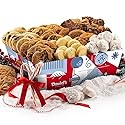 David Cookies Gift Basket for Families - Large Crate Assorted Cookies and Brownies for Snack and Sharing - Deliciously Flavored Cookies and Brownies