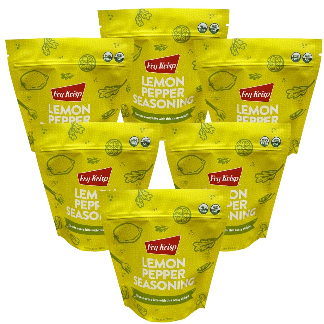Lemon Pepper Seasoning (6 pouches 12oz each)