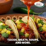 Jutiquile Sabor Olanchano Mild Hot Sauce Aged with Jalapeño from Olancho, Rich Flavor & Vibrant Color, Perfect for Enhancing Your Meals, Pantry Staple