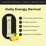 Energy Supplement for Focus & Performance | Paraxanthine with Electrolytes, B-Vitamins & Apple Cider Vinegar | No Jitters, No Crash | Zero Sugar