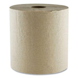 Boardwalk Hard Wound Towel, 1 Ply, 8" x 700 ft, Kraft, 6/Carton