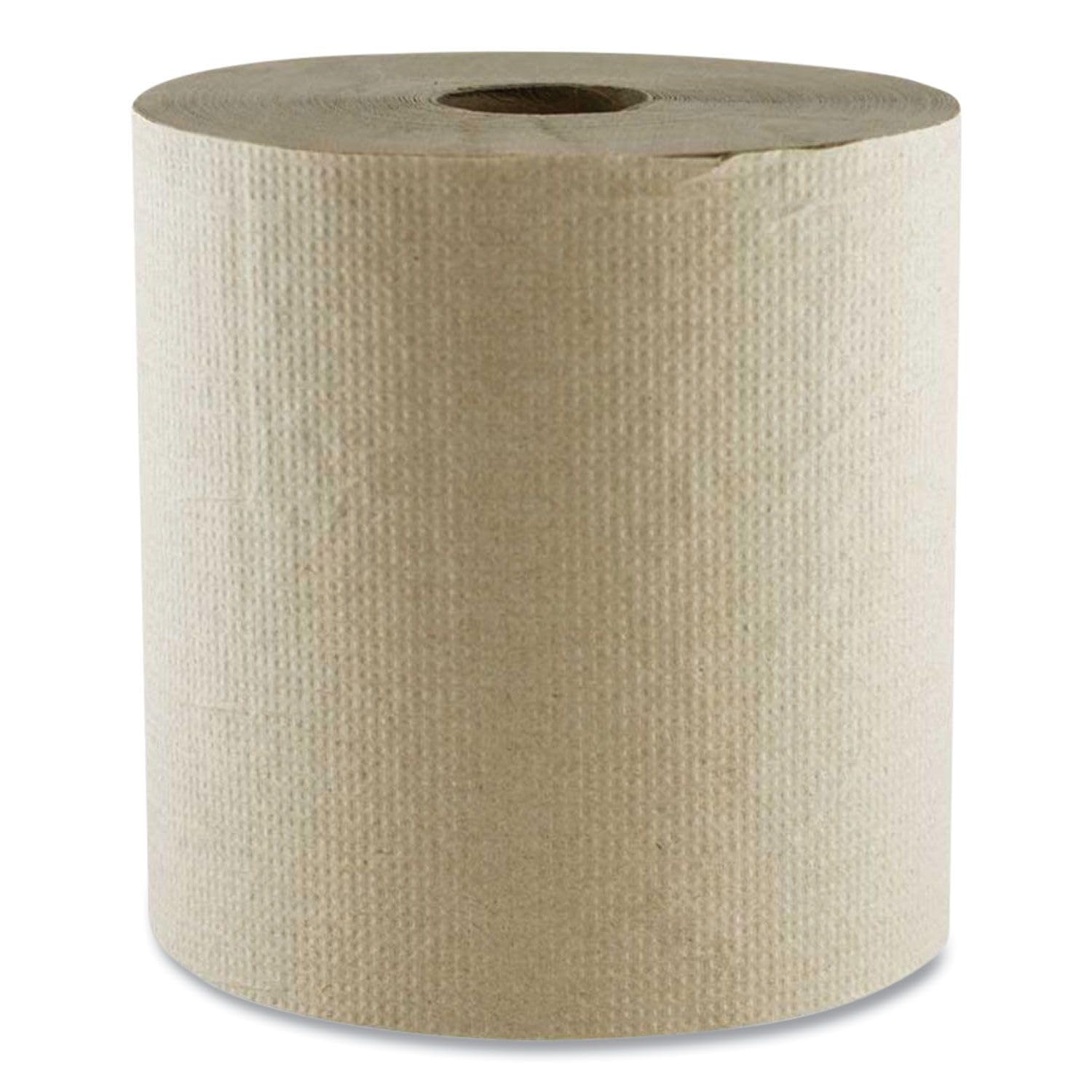 Boardwalk Hard Wound Towel, 1 Ply, 8" x 700 ft, Kraft, 6/Carton