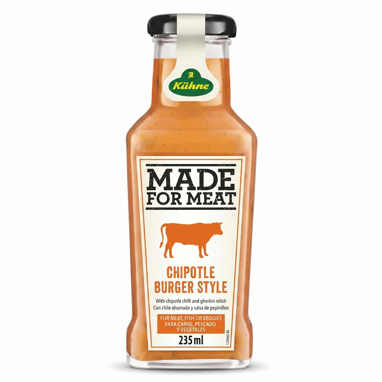Kuhne Chipotle Burger Sauce, Spicy-Tangy Chipotle Mayo, Fry Sauce for Burgers, Sandwiches and Fries, 7.94 oz Bottle