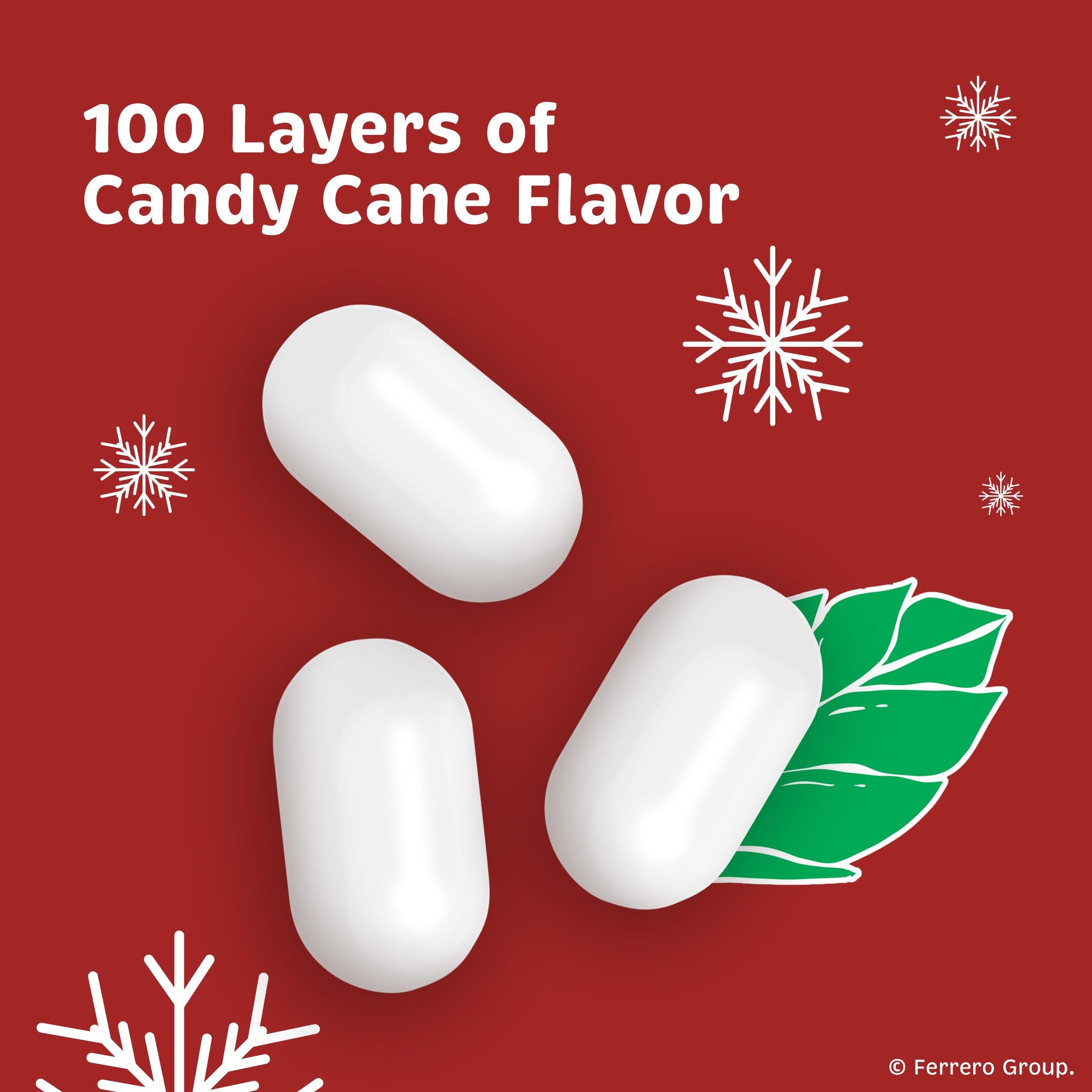 Tic Tac Naughty or Nice Candy Cane Mints, Hard Peppermint Mints, Stocking Stuffer, 4 pack, 2.9 oz each