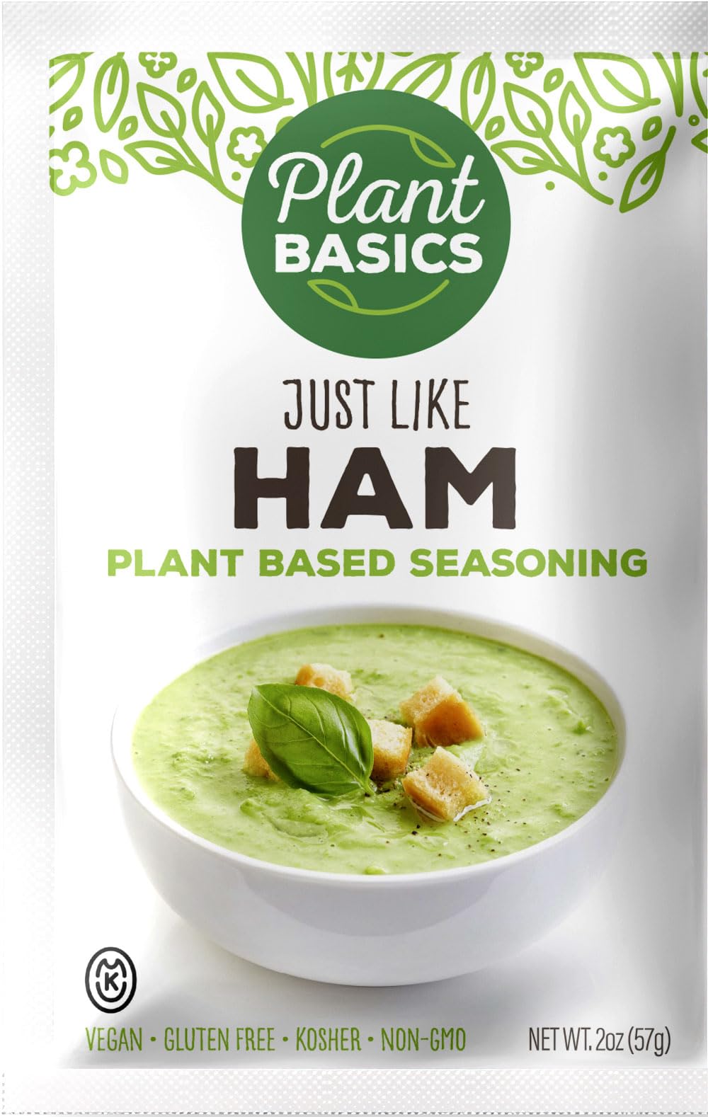 Plant Basics - Plant Based Seasoning, Just Like Ham, 2 ounce (Pack of 12)