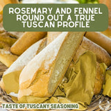 Taste of Tuscany Seasoning | Salt Free | Gourmet Spice Blend | Non GMO, All Natural | Artisanal Seasoning Mix | Handmade in Small Batches in USA |