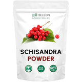 Beleon Goods For Life Schisandra Powder 8 oz - Direct Crushed Whole Berry, Supports Vitality & Daily Wellness