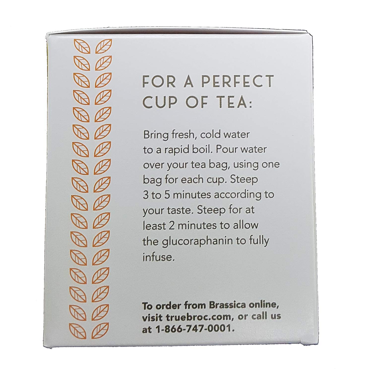 Brassica® DECAF. Green W/Lemon Tea W/sgs~ 6 Boxes (96 Tea Bags)