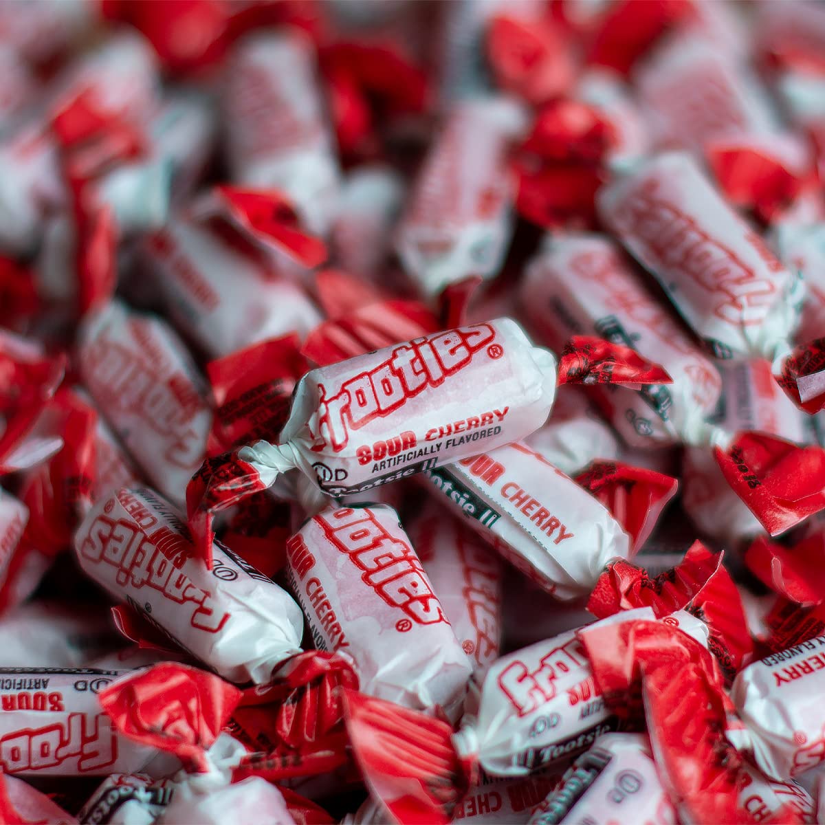 Tootsie Roll Sour Frooties - 2 Pound Bag of Individually Wrapped Chewy Candy - Gluten Free, Peanut Free - Sour Cherry, 38.8 oz.