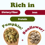 Food to Live Organic Sunflower and Pumpkin Seed Mix, 4 Pounds - Natural Snack, Rich in Protein, Perfect for Snacking, Baking and Salads, Raw, Vegan