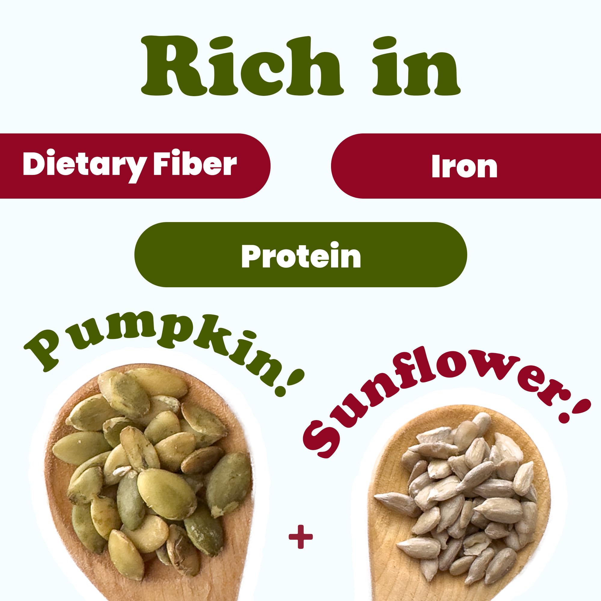 Food to Live Organic Sunflower and Pumpkin Seed Mix, 4 Pounds - Natural Snack, Rich in Protein, Perfect for Snacking, Baking and Salads, Raw, Vegan