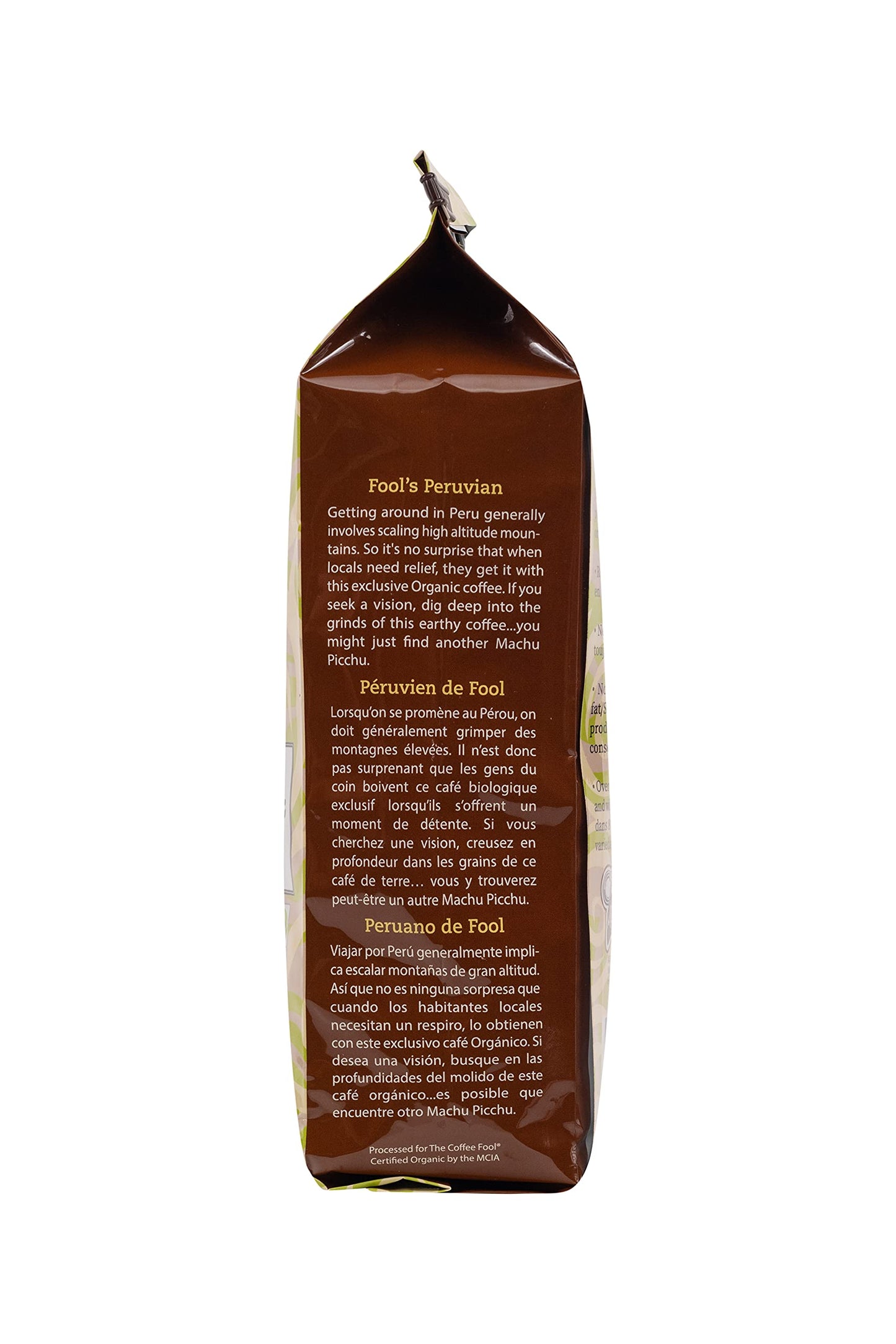 Coffee Fool's Organic Fair Trade Peruvian (Strong Drip Grind)