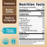 Veltracha Whey Protein Coffee, Collagen Protein Iced Coffee with Prebiotic Mushrooms & Butter, Natural Energy without Jitters - Decaf, No Artificial