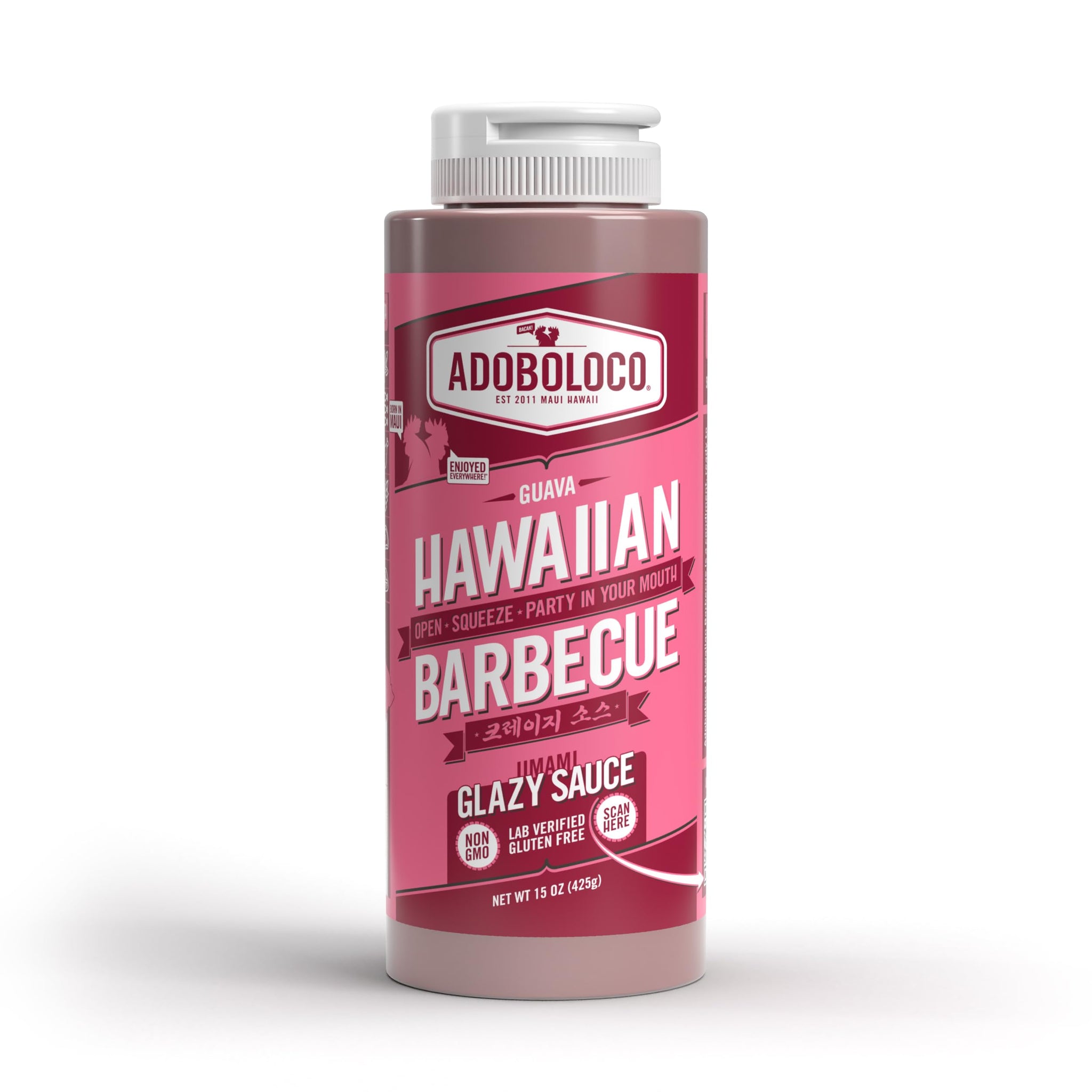 Adoboloco Guava Hawaiian Barbecue Sauce - Gluten Free