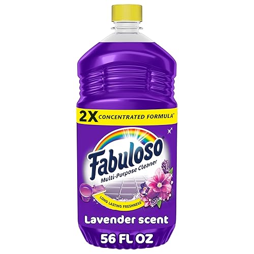Fabuloso Multi-Purpose Cleaner & Floor Cleaner, 2X Concentrated, Lavender Scent, 56 fluid ounces