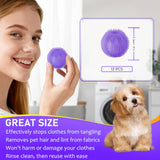 Pet Hair Remover for Laundry, Reusable Dog & Cat Hair Catcher Balls for Washer and Dryer, Laundry Fur and Lint Remover Tool for Clothes, Bedding