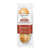 Amazon Grocery, Artisan Bake at Home Roasted Garlic Batard, 12 Oz, Frozen