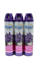 Wizard The Magic of Fresh Air Freshener 10Oz Sweet Vanilla Lavender Pack of 3