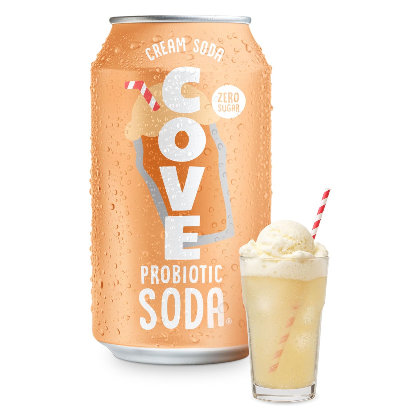 Cove Soda Cream Soda Flavor - Probiotic Soda