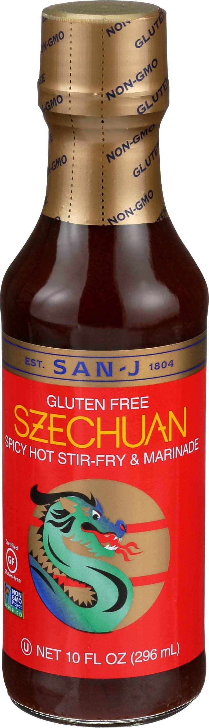 San-J Sauce, Mongolian Gluten Free, 10 Ounce (Pack of 6)