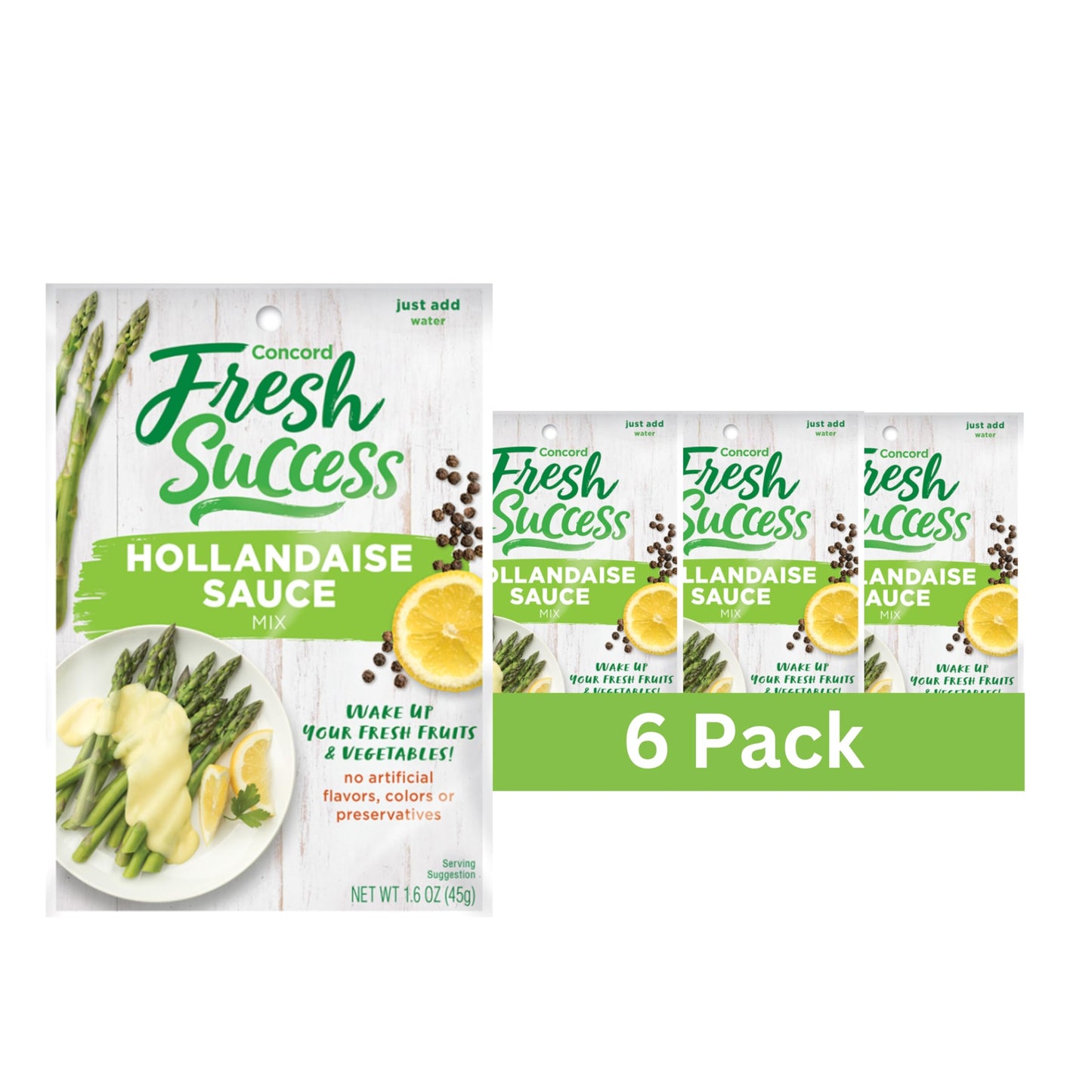 Concord Foods Hollandaise Sauce Mix: Indulgent Lemon & Butter Infusion for Gourmet Dining - Elevate Your Meals with Creamy Richness & Zesty Citrus!
