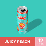 Alani Nu Juicy Peach Sugar Free Energy Drink (Pack of 12)