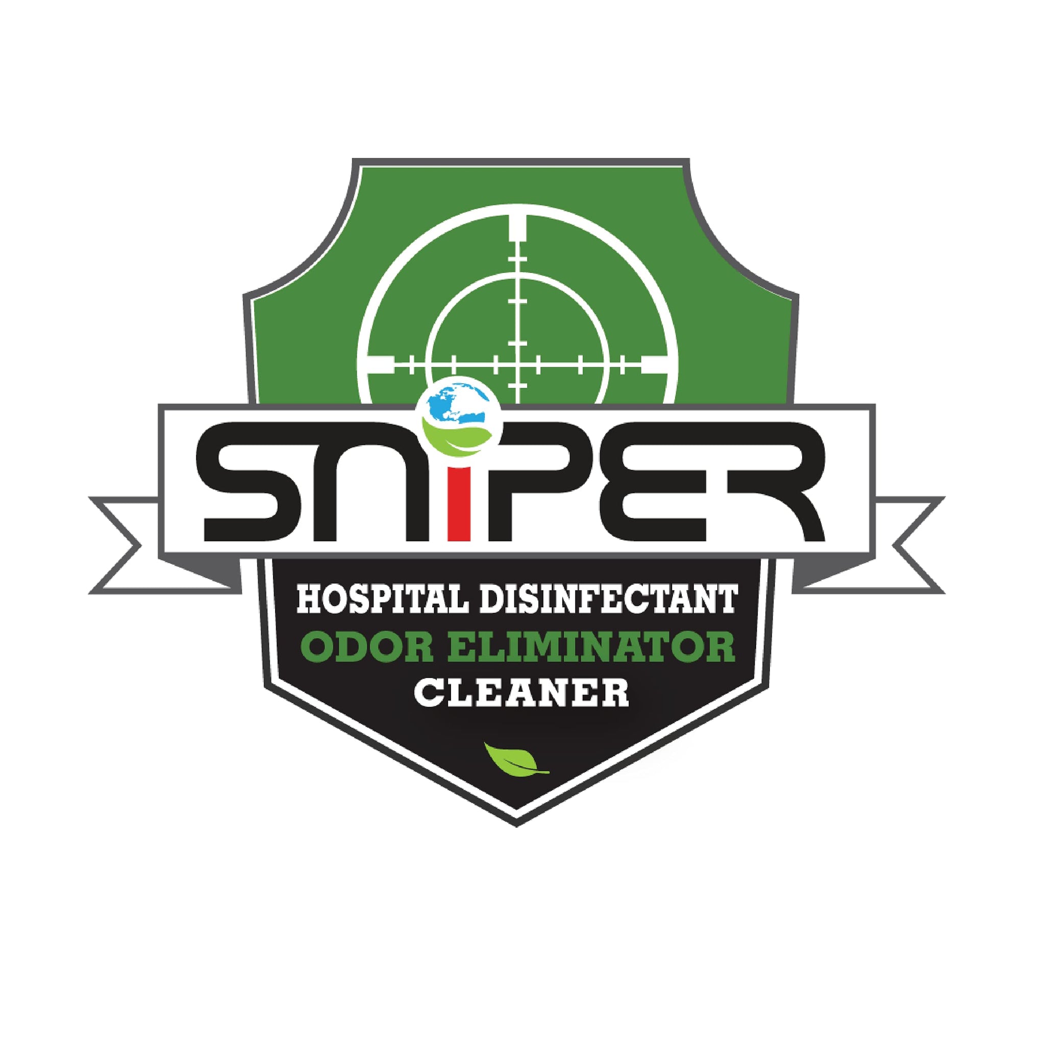SNiPER Hospital Disinfectant, Odor Eliminator & All-Purpose Cleaner, 32 Ounce Spray and 1 Gallon Bottle Set