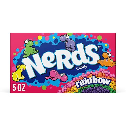 Nerds, Candy, Theater Box, Rainbow, Crunchy Fruity, 5 Ounce