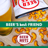 Beer Nuts Cashews, Travel Packs, Crunchy Party Pretzels, Cheese Sticks, Sesame Sticks, Roasted Corn Nuts, & Original Roasted Sweet Glazed Salted