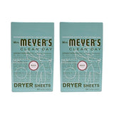 Mrs. Meyer's Clean Day Dryer Sheets - Basil - 80 ct - 2 pk