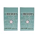 Mrs. Meyer's Clean Day Dryer Sheets - Basil - 80 ct - 2 pk