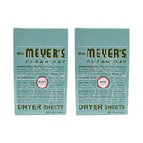 Mrs. Meyer's Clean Day Dryer Sheets - Basil - 80 ct - 2 pk