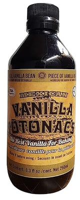 Mexican Vanilla Totonac’s - 8.3 Oz (250 mL) Bottle - Pure Vanilla Extract