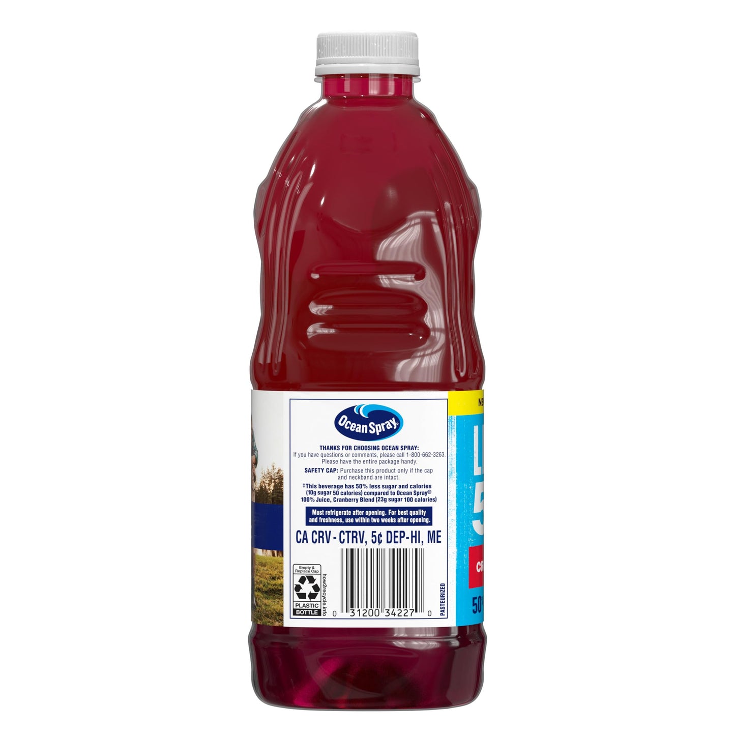 Ocean Spray Light Cranberry Juice 64 oz (Pack of 8)