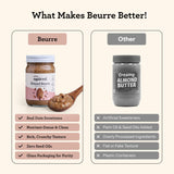 French Squirrel Vegan Almond Butter With Dates, Cinnamon & Sea Salt - 4-Ingredients with 6g Plant-Based Protein, No Seed Oils - Kosher, Dairy Free