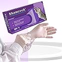 Shamrock Shamock 60603 Series Latex Non-Medical Powder Free Gloves, Large, Manicure, Pedicure, Food Handling, Cleaning (Pack of 100)