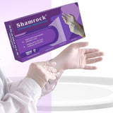 Shamrock Shamock 60603 Series Latex Non-Medical Powder Free Gloves, Large, Manicure, Pedicure, Food Handling, Cleaning (Pack of 100)