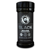 Bearded Butchers Black Blend Seasoning, 9.5 oz Large Shaker - Coffee & Molasses Flavor for Steaks, Brisket, Burgers, Roasts, Game Meats - Gluten-Free
