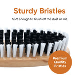 Clothes Brush Garment Brush Sturdy Bristles, Garment Lint Remover, Wool Suits, Lint Brush, Pet Hair Removel, Suede, Dust, Hat Brush Durable Wood