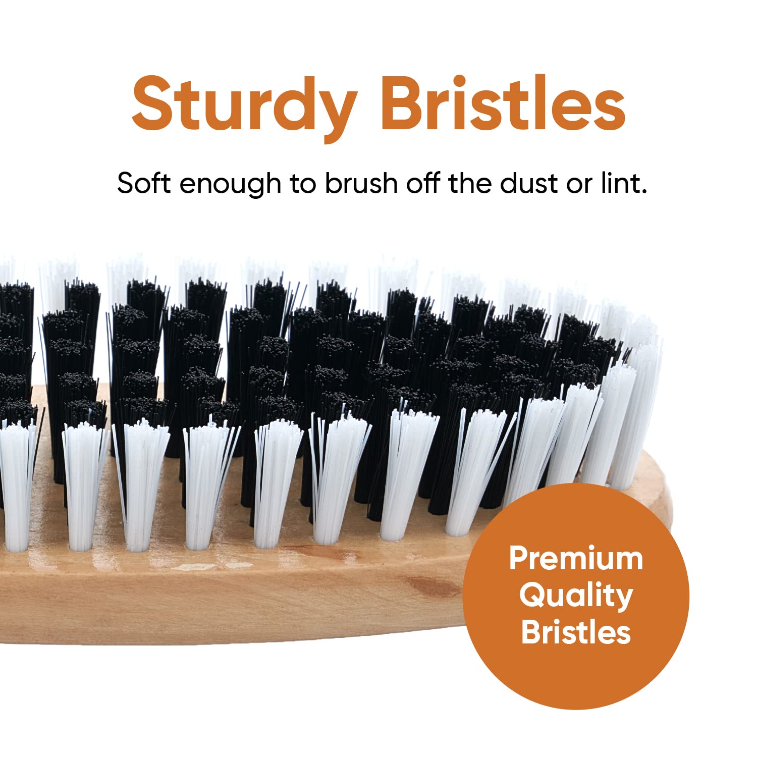 Clothes Brush Garment Brush Sturdy Bristles, Garment Lint Remover, Wool Suits, Lint Brush, Pet Hair Removel, Suede, Dust, Hat Brush Durable Wood