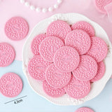 BKSUAIWU Instant Biscuits,Leisure Snacks,220g/7.76oz(about 66pieces),for Cake Decoration or Ice Cream Decoration??? (sakura flavor)