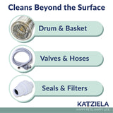 Katziela Washing Machine Cleaner Tablets (40% More)