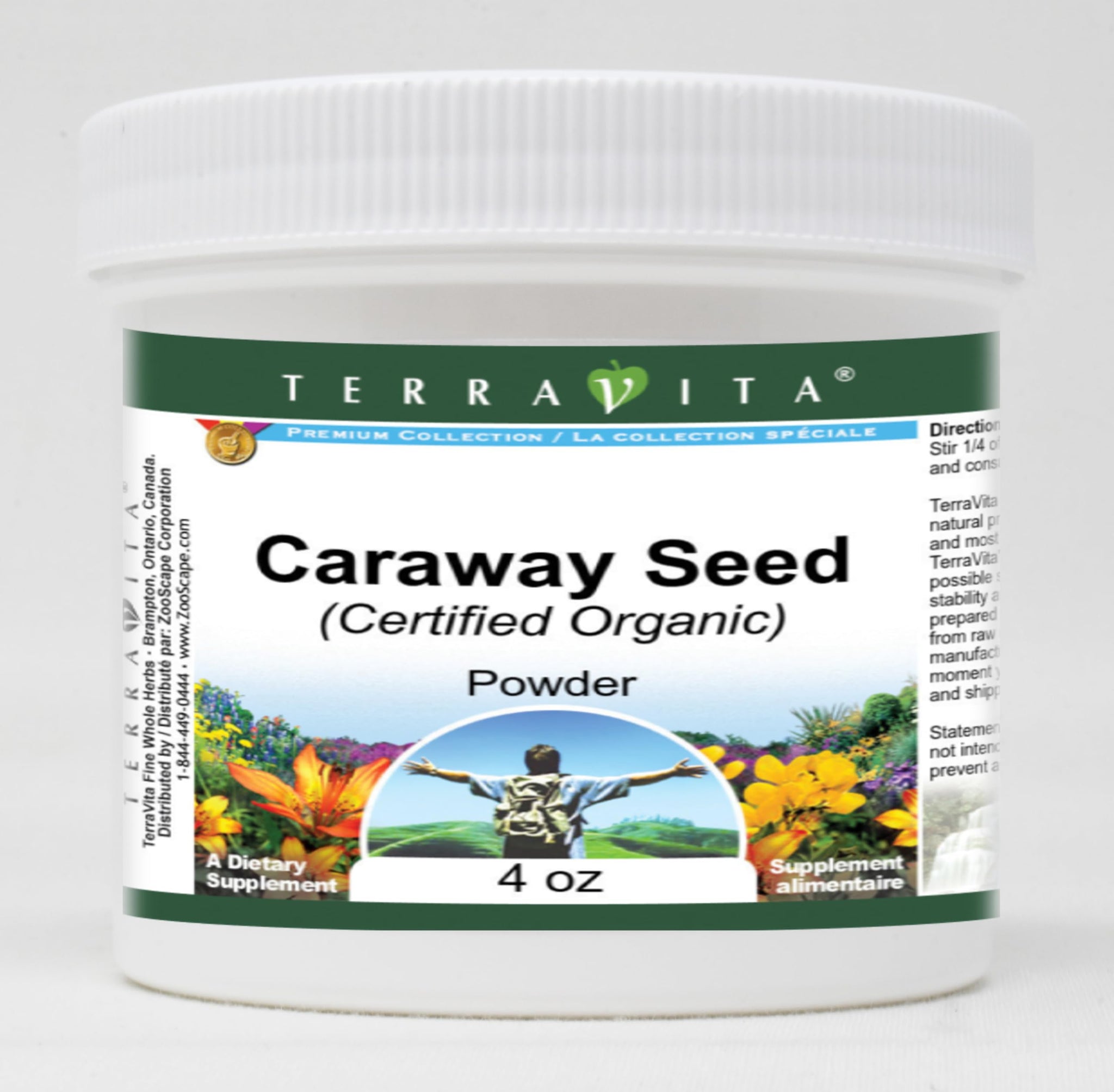 Caraway Seed (Certified Organic) Powder (4 oz, ZIN: 517592) - 3 Pack