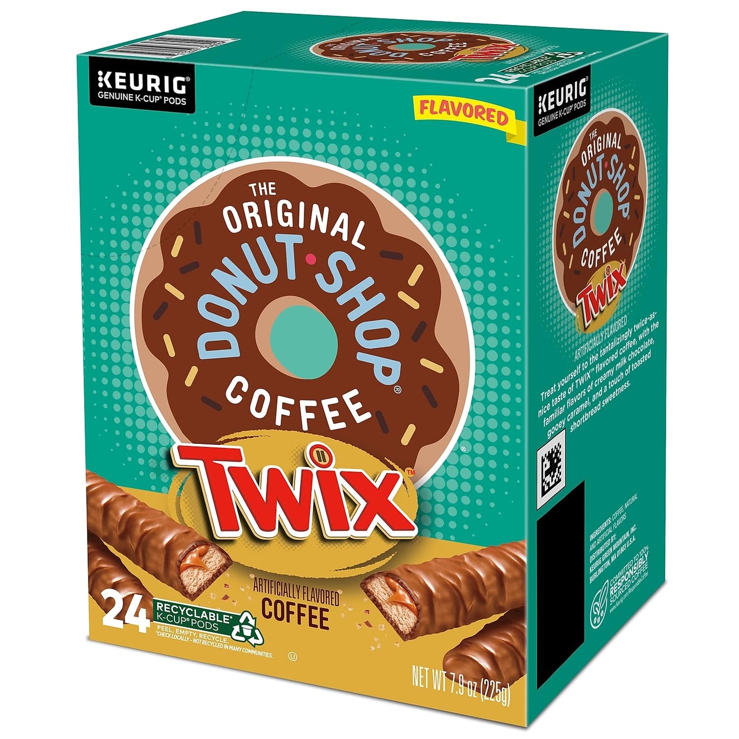 The Original Donut Shop Twix Coffee Keurig K-Cup Pods, Medium Roast, 24/Box (5000368824)