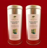Peach and Apricot Green Tea in Pyramid Sachets (2 Pkg Bundle)
