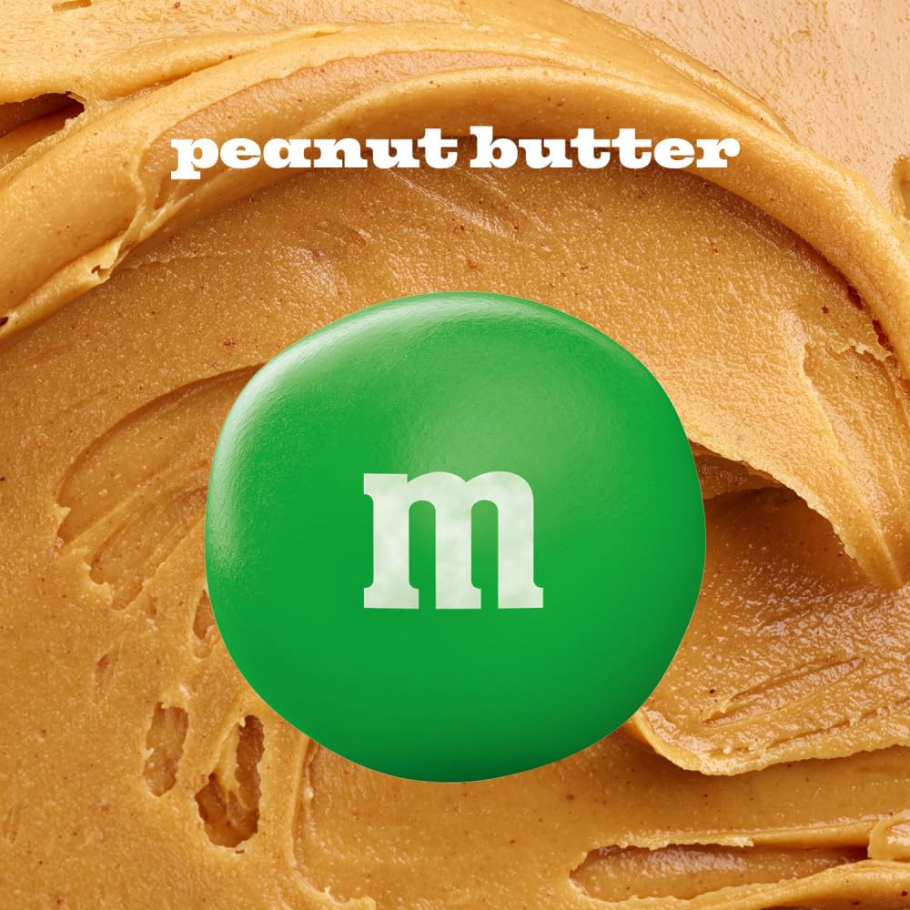 M&M'S Peanut Butter Chocolate Graduation Candy, Family Size, 17.2 Oz Resealable Bulk Bag