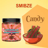 SMIBZE Natural Watermelon Strips Gummy 100 GM (Pack of 1) SMIBZE